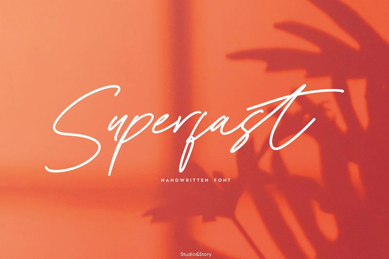 Superfast Script Font