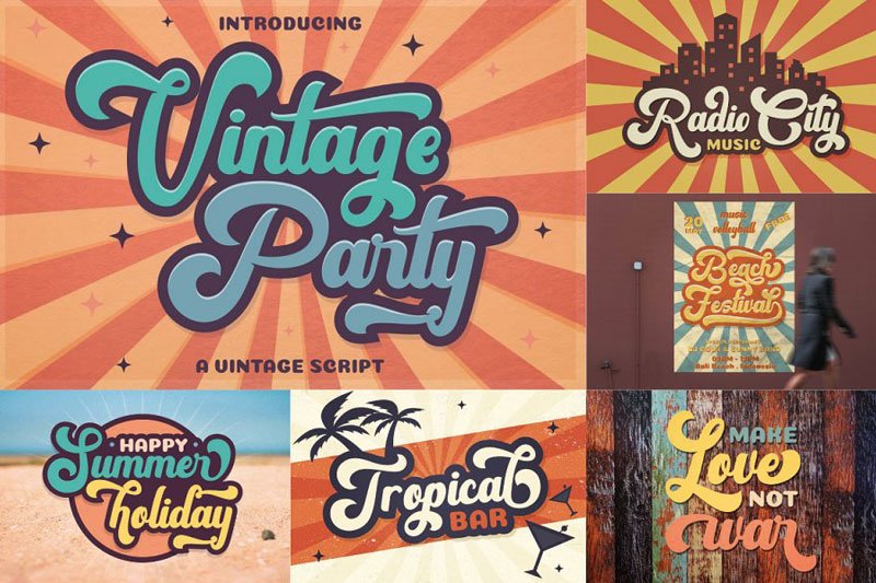 Vintage Font Bundles