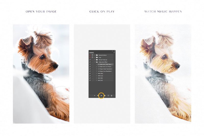 Watercolor Photo Effect