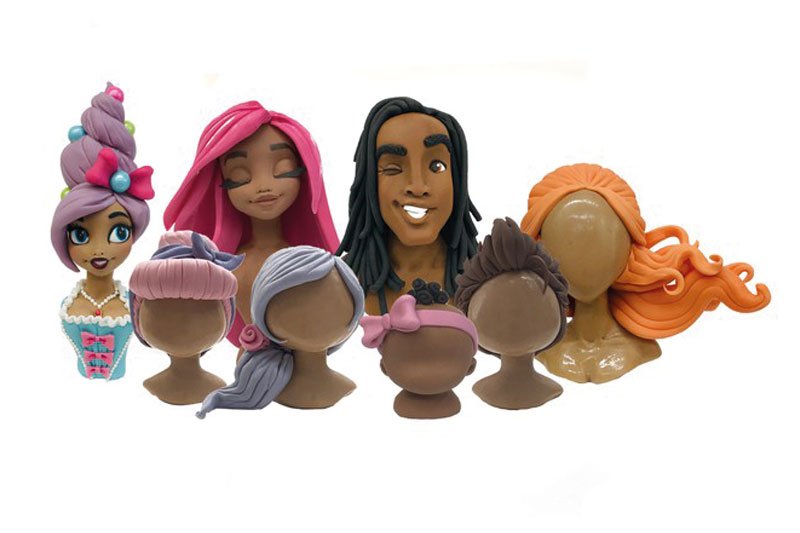 How to make sugar craft hair styles for your models