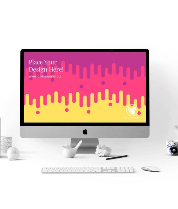 Download Free Apple iMac Mockup PSD by Divine Works