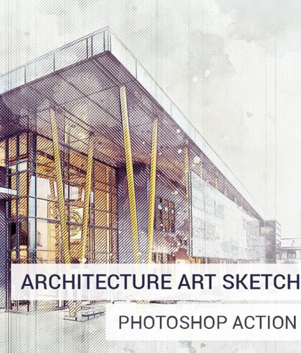 Architecture Sketch Photoshop Ac
