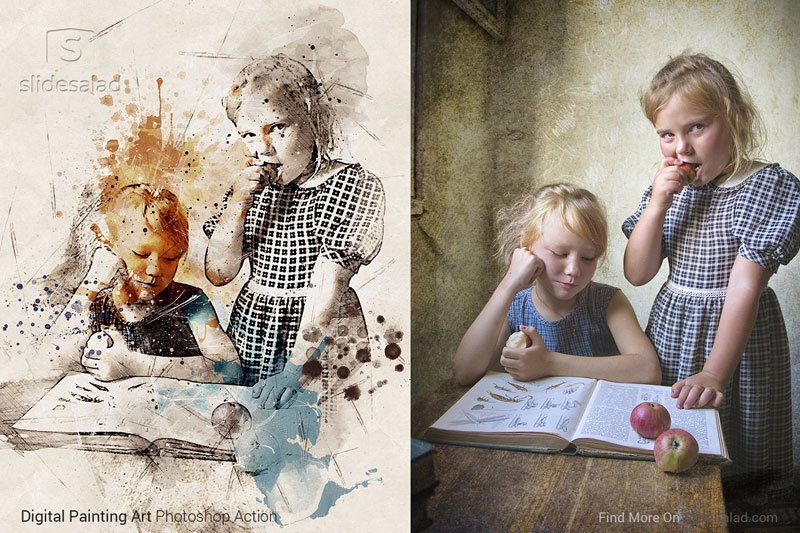 Digital Painting Photoshop Action