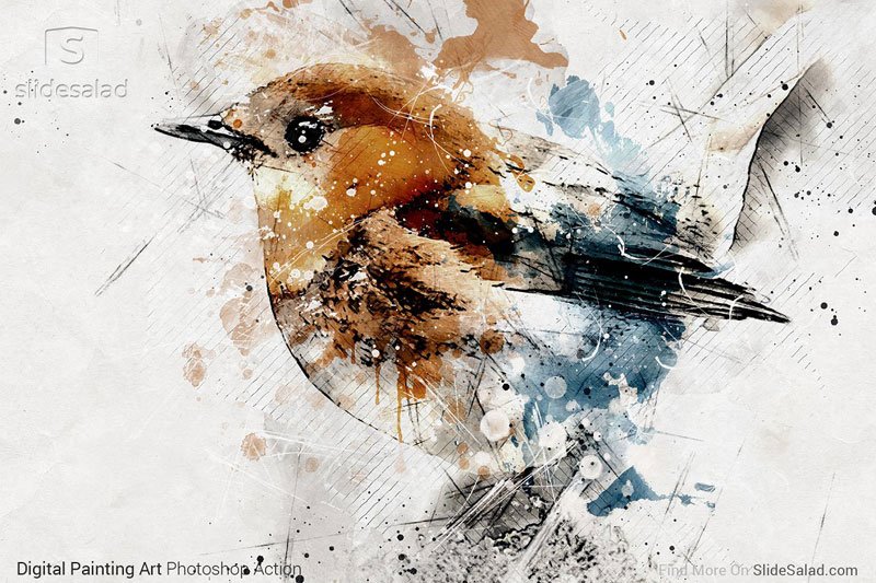 Digital Painting Photoshop Action