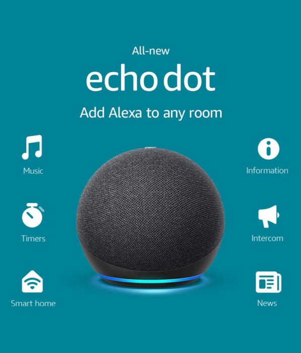 Echo Dot (4th Gen) | Smart speaker with Alexa