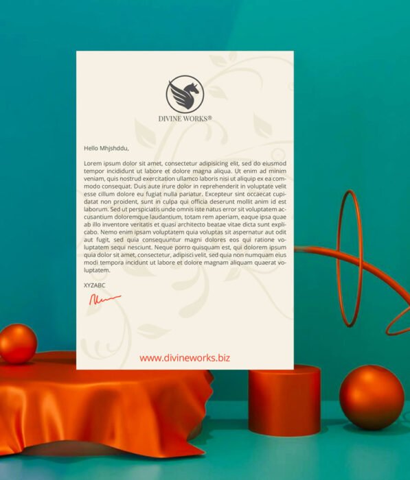 Download Free Letterhead PSD Mockup by Divine Works