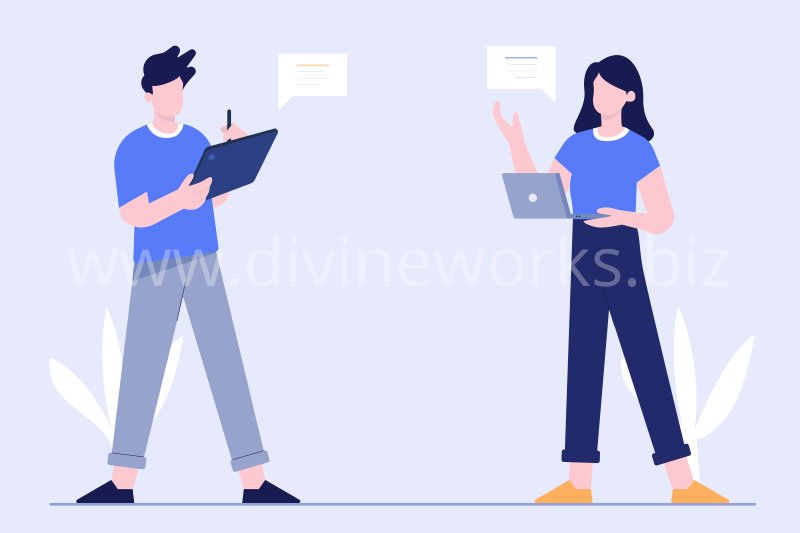 Download Free Adobe Illustrator Team Work Vector Illustration by Divine Works