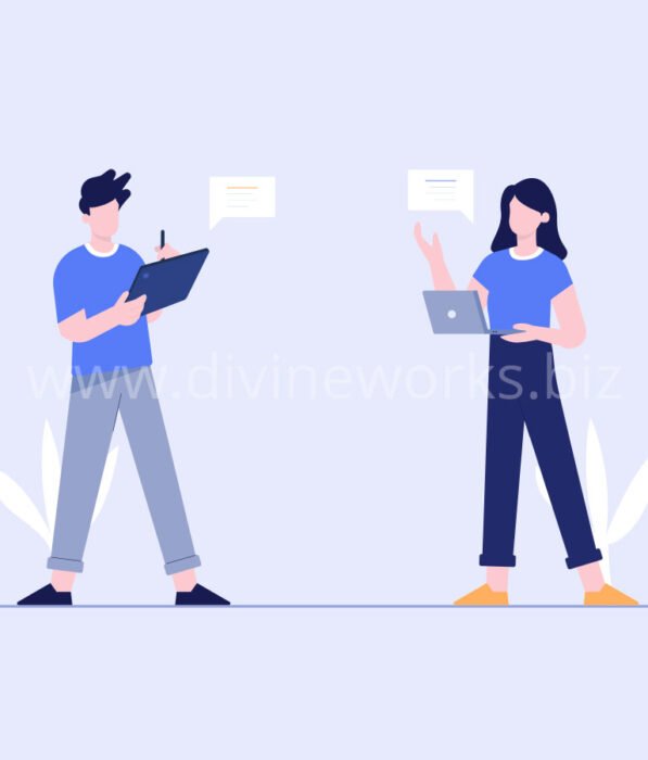 Download Free Adobe Illustrator Team Work Vector Illustration by Divine Works