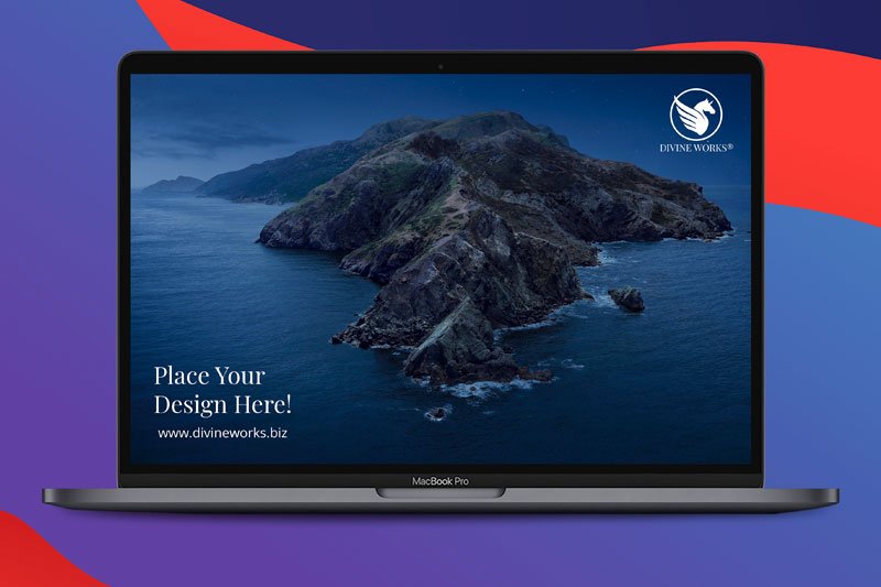 Download Free 13 Inch Macbook Pro Mockup by Divine Works