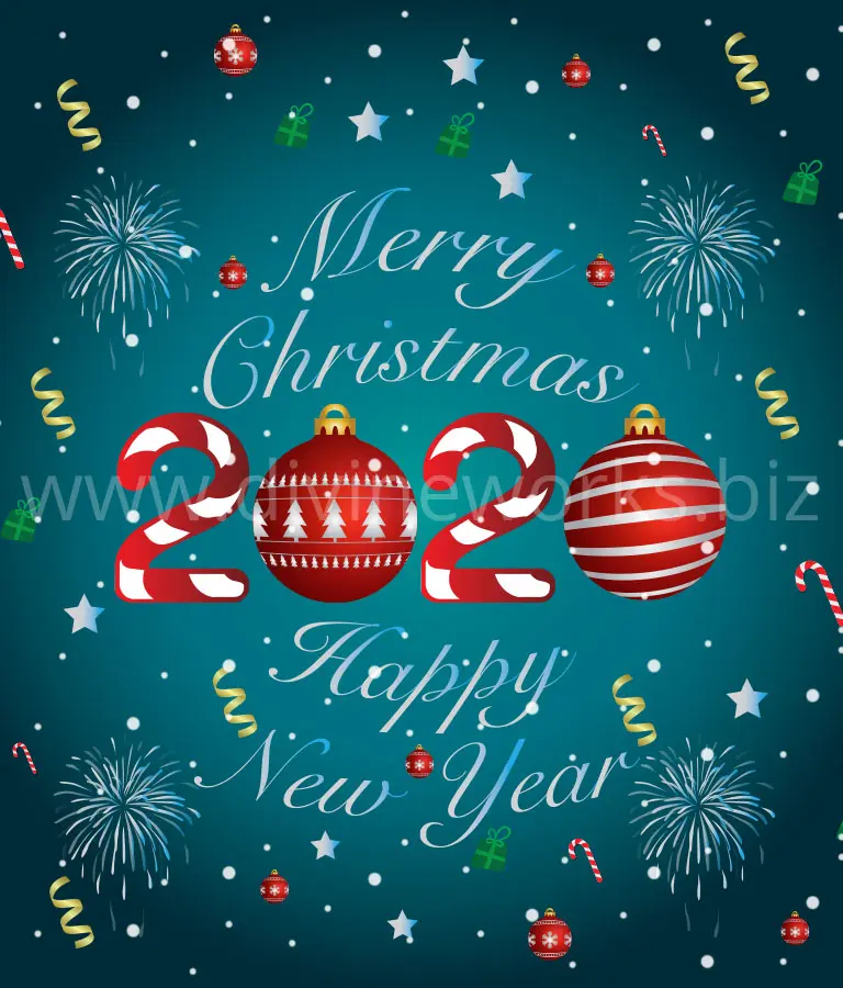Download Free Adobe Illustrator 2020 Christmas Vector Theme by Divine Works
