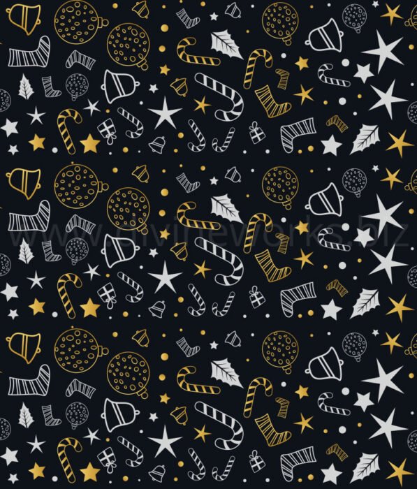 Download Free Christmas Object Vector Patterns by Divine Works
