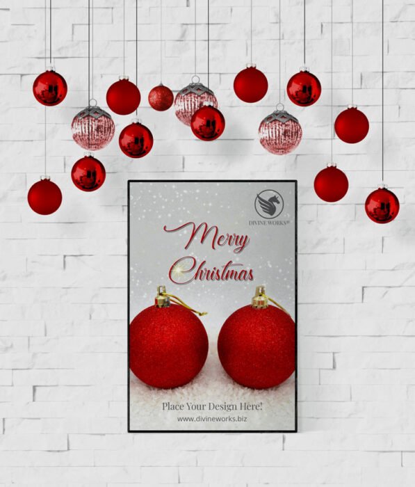 Download Free Christmas Poster Mockup by Divine Works