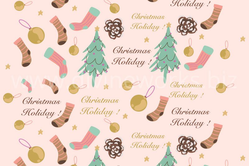 Download Free Christmas Seamless Pattern Vector by Divine Works