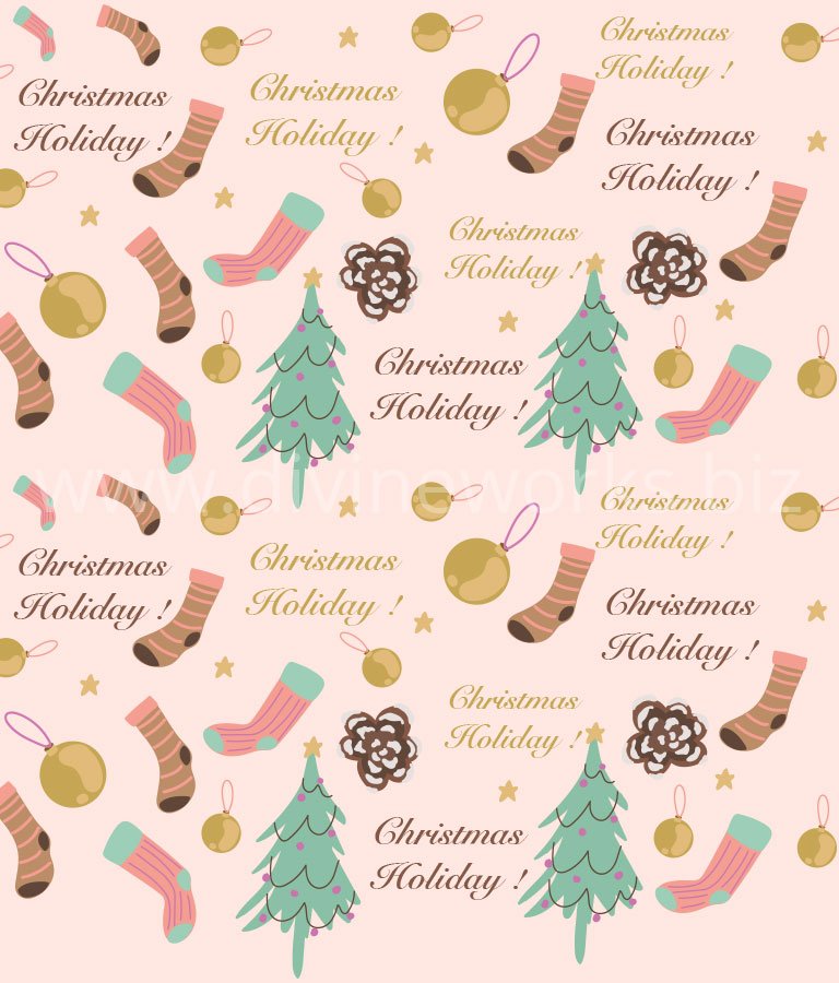Download Free Christmas Seamless Pattern Vector by Divine Works
