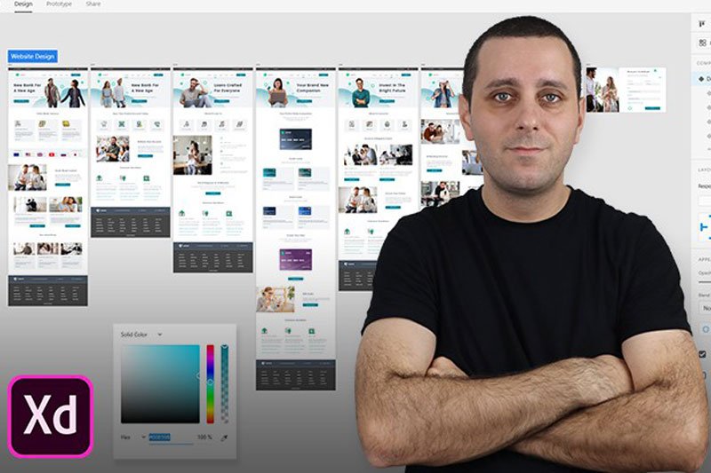 Adobe Xd Masterclass - UI / UX Design From Scratch