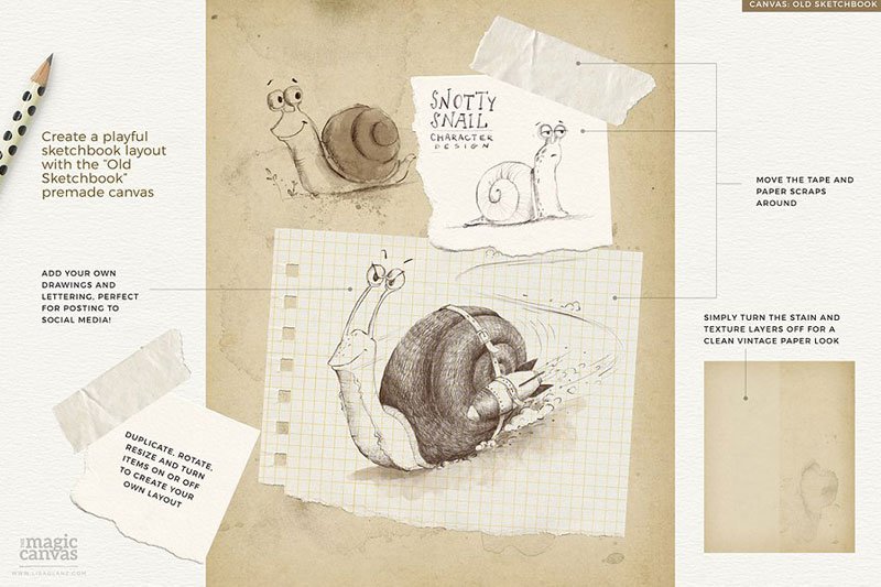 Magic Canvas Procreate textures docs