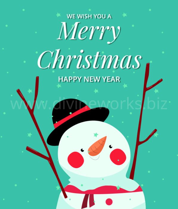 Download Free Merry Christmas Vector Illustration by Divine Works