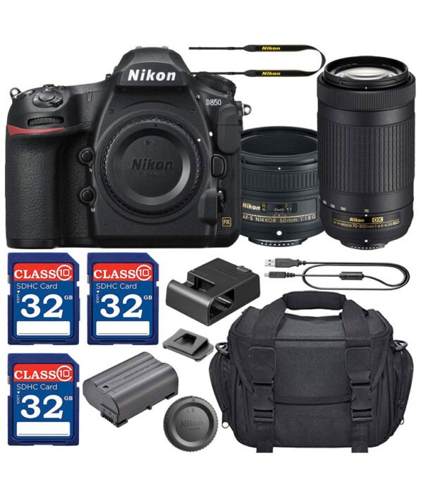 Nikon D850 DSLR Camera with AF-S NIKKOR 50mm