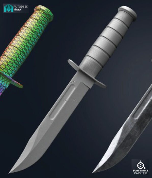 Video Game Weapon Course Modeling Substance Painter 2