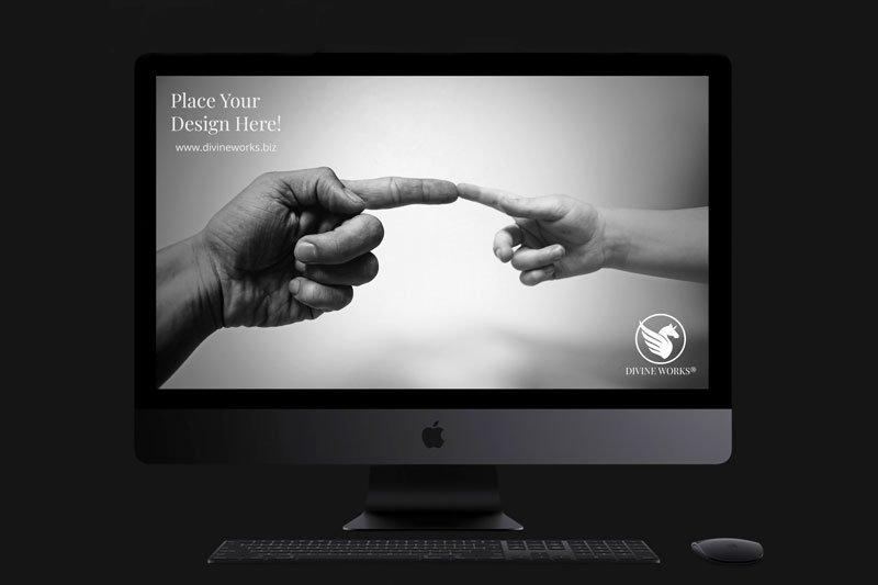 Download Free iMac Pro PSD Mockup by Divine Works