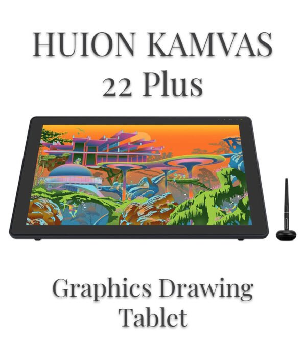 2020 HUION KAMVAS 22 Plus Graphics Drawing Tablet