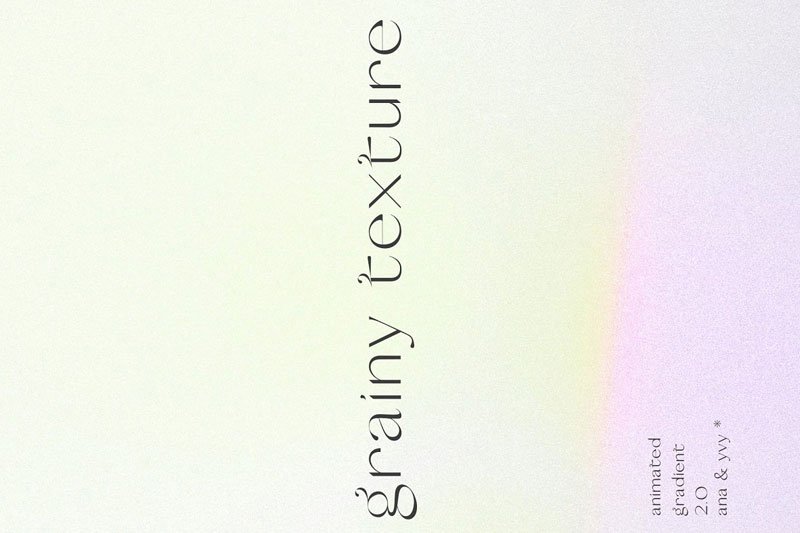 Animated Gradient 2.0 grainy retro