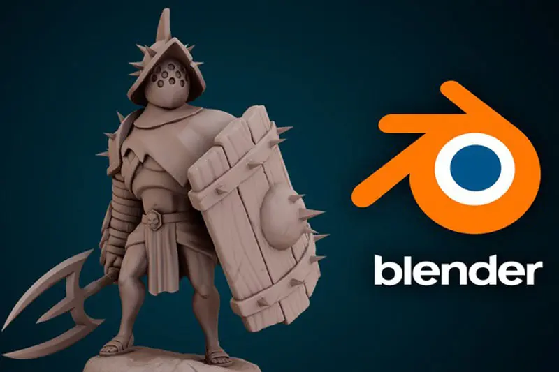 Character sculpting with blender Create a stylized warrior