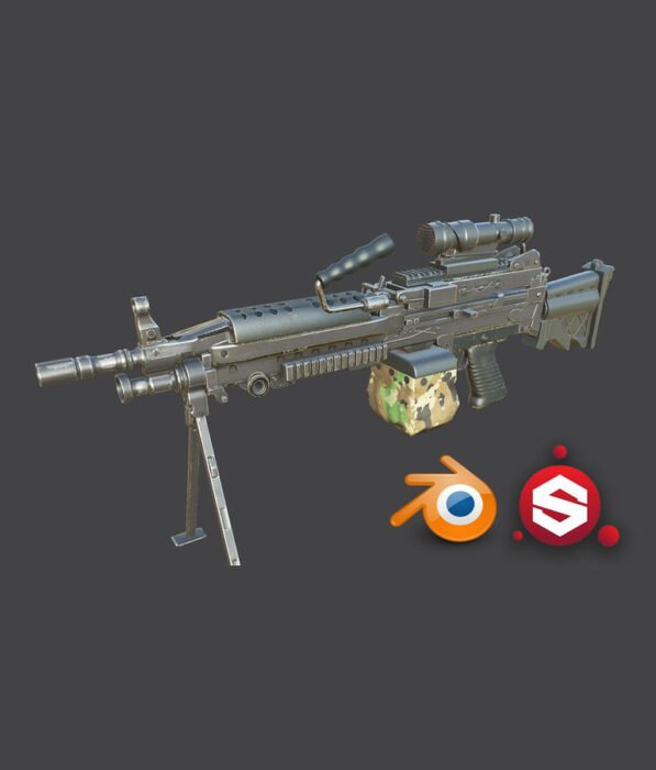 Create Game Assets with Blender and Substance Painter