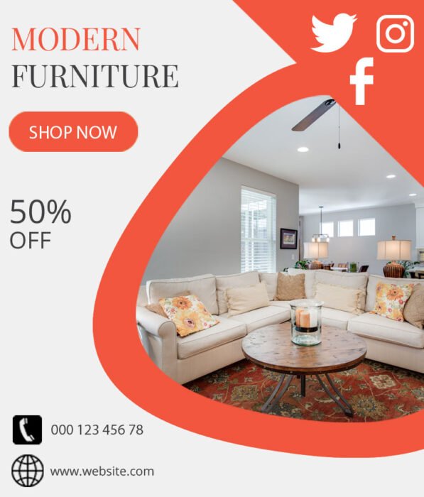 Download Free Furniture Sale Template by Divine Works