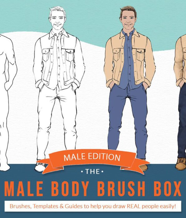 Male Body Brushes -Procreate & More!