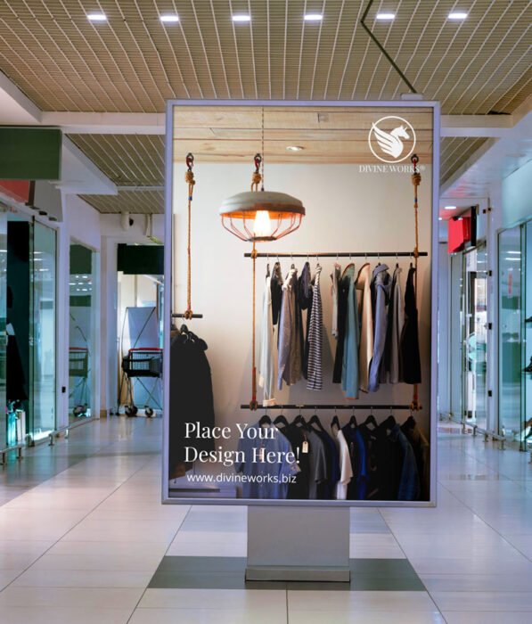 Download Free Mall Advertising Mockup by Divine Works