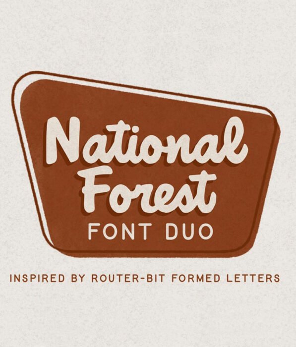 National Forest Font Duo