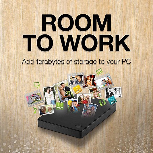 Seagate Portable 2TB External Hard Drive Portable HDD