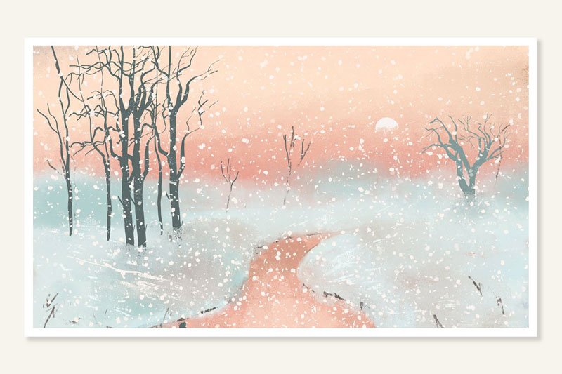 Snow brushes for AI, PS & Procreate