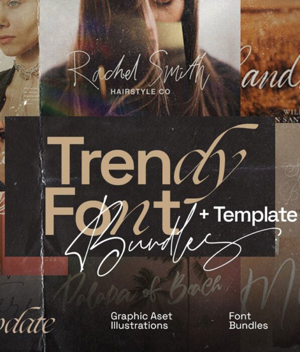 Trendy Font Elegant Bundle + Bonus