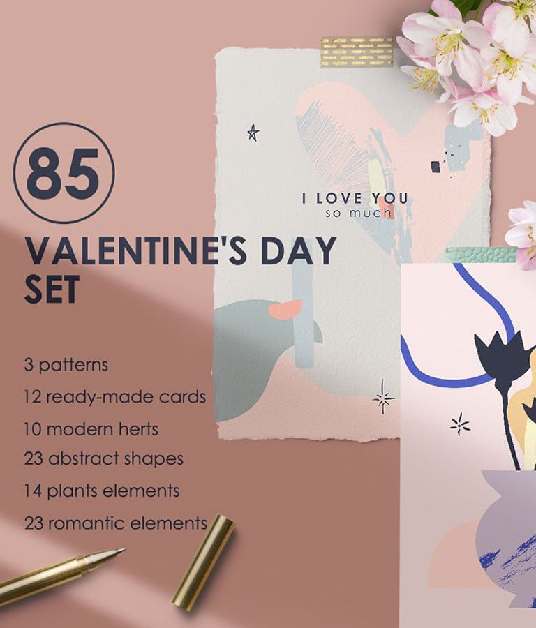 85 Valentine's Day Set