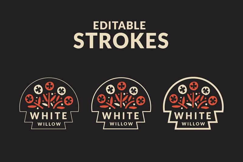 Abstract Linocut Badge Builder