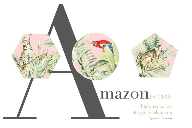 Amazon, Luxury Watercolor Pattern!