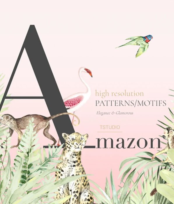 Amazon, Luxury Watercolor Pattern!