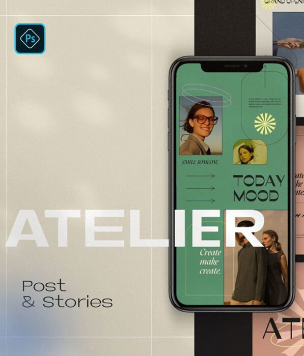 Atelier - Retro Vintage Social Media