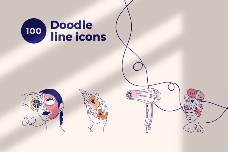 Beauty Logo Kit (210 Elements)