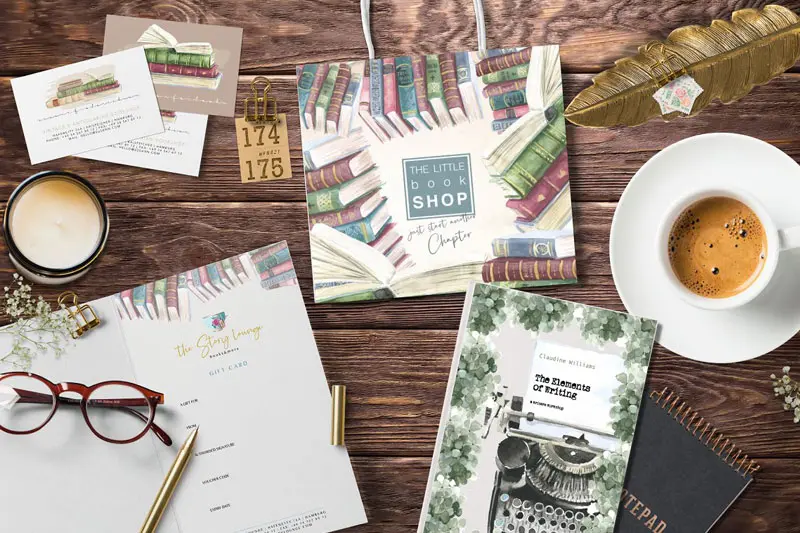 Books&More Watercolor Illustrations