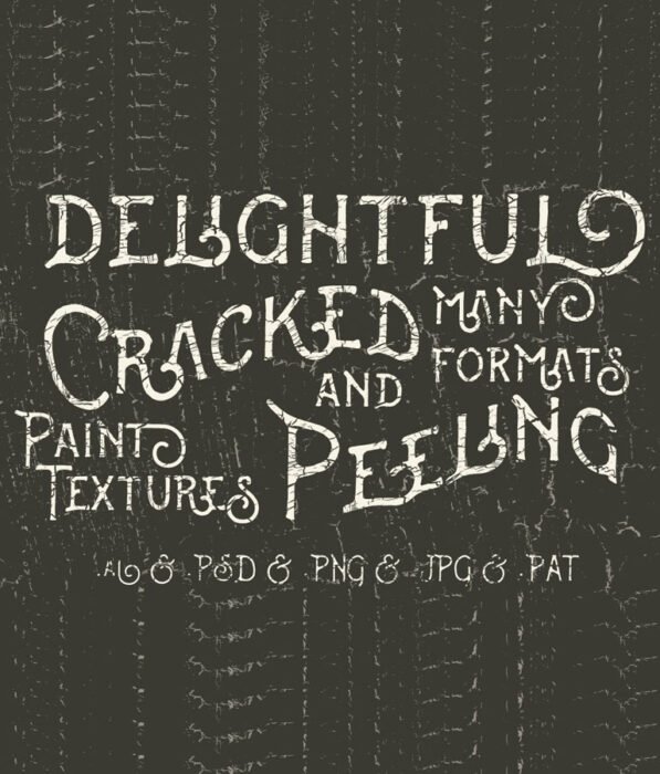 Cracked and Peeling Paint Textures