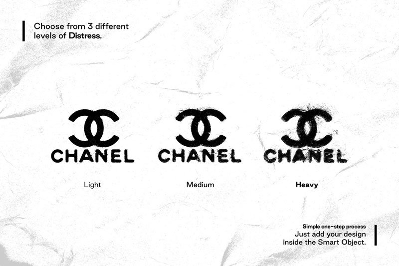 Distress - Damaged Text Effect