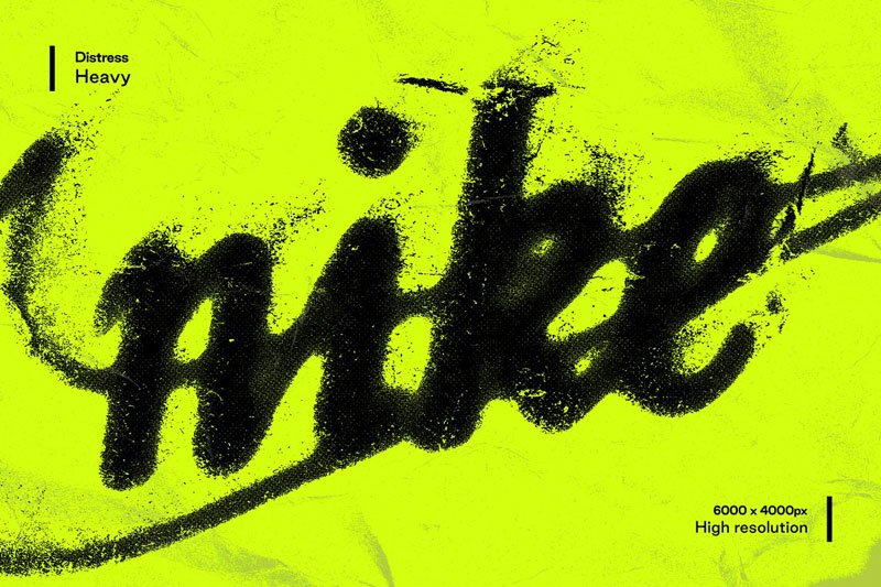 Distress - Damaged Text Effect