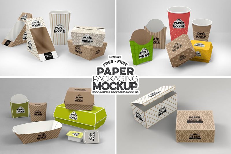 Flip Top Loaf Box Packaging Mockup