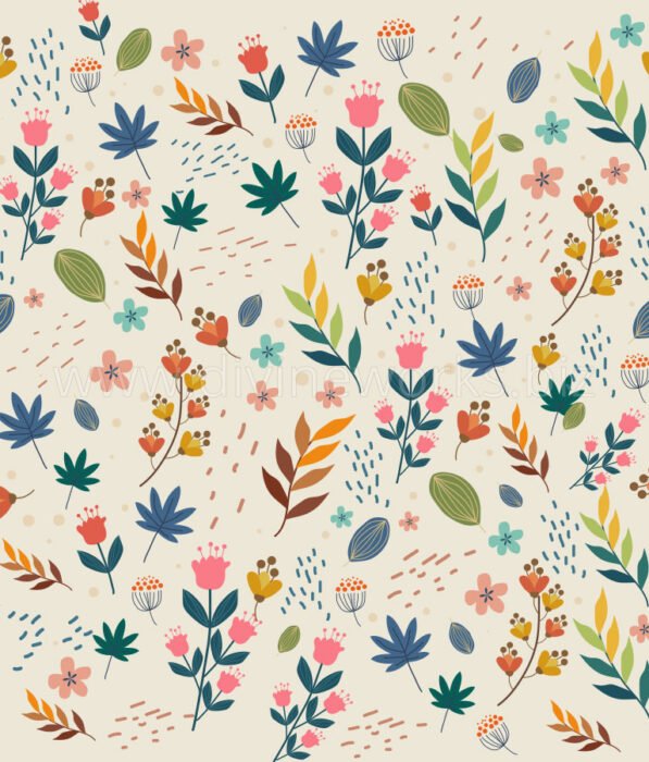 Download Free Flower Pattern Vector by Divine Works
