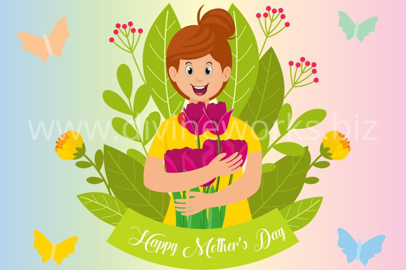Download Free Mother's Day Vector Illustration by Divine Works