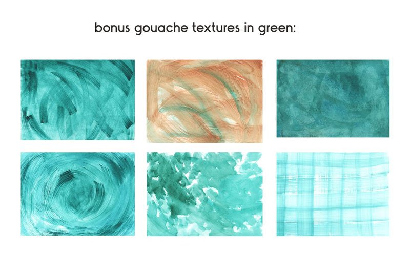 Gouache Textures + Stamp Brushes