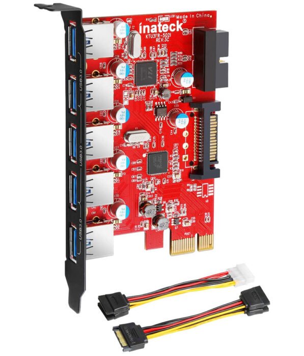 Inateck PCI-E to USB 3.0 (5 Ports) PCI Express Card